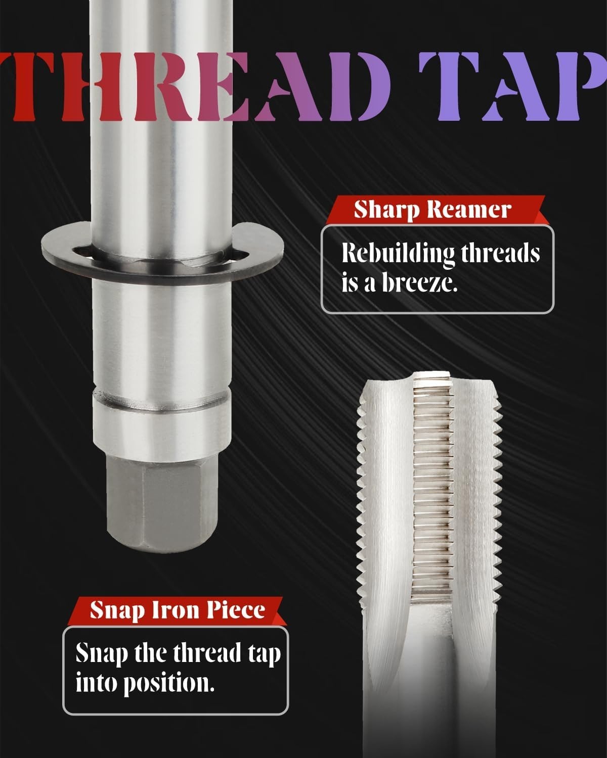Spark Plug Thread Repair Kit Compatible with Ford 4.6 L, 5.4 L and 6.8 V-10 Two