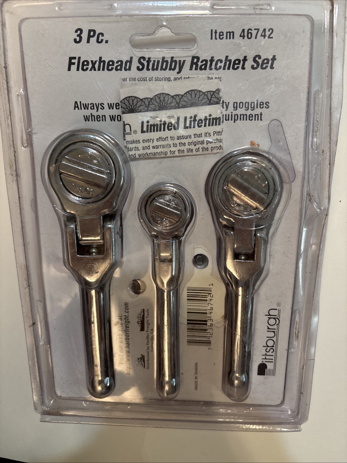 Flex Head Stubby & Thumbwheel Ratchet Set 1/4 3/8 1/2 Wrench Wrenches Tight Spot