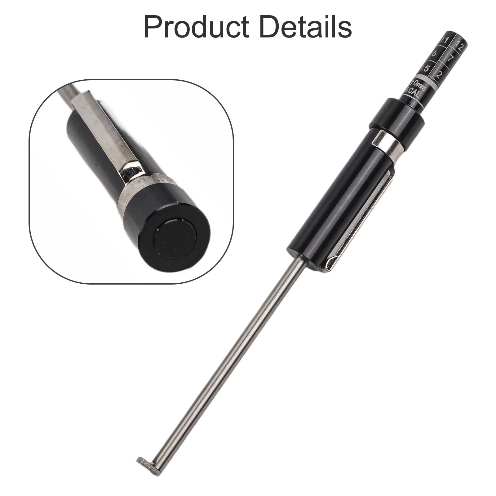 Brake Pad Brake Pad Tester Gauge Measurment Vehicle 13.5*1.3cm