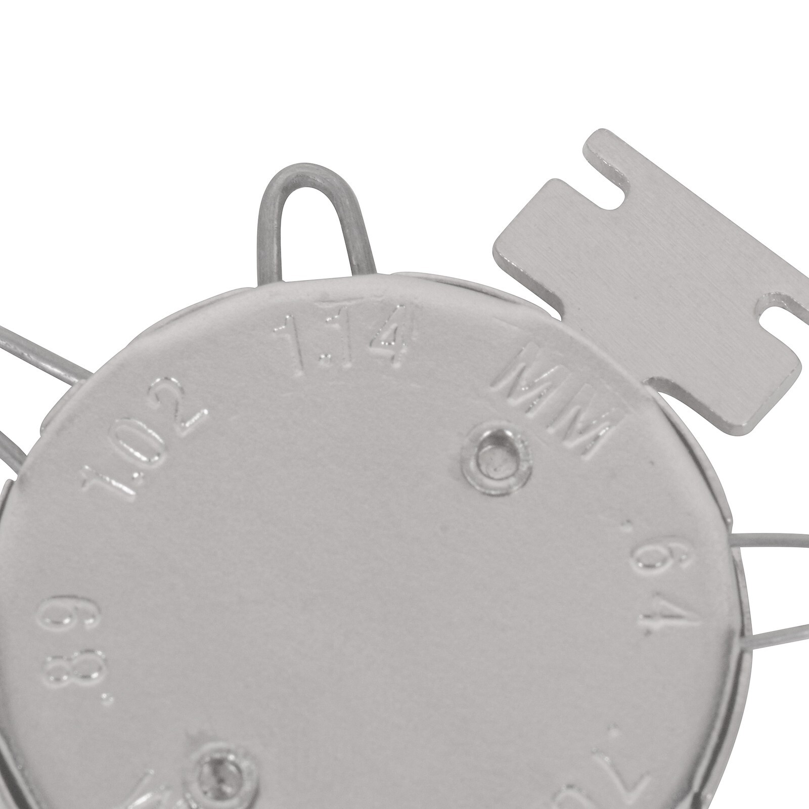 0.64-1.14mm Motorcycle Spark Plug Gap Gauge Set Small Six-Notch Leaf Type Sliver
