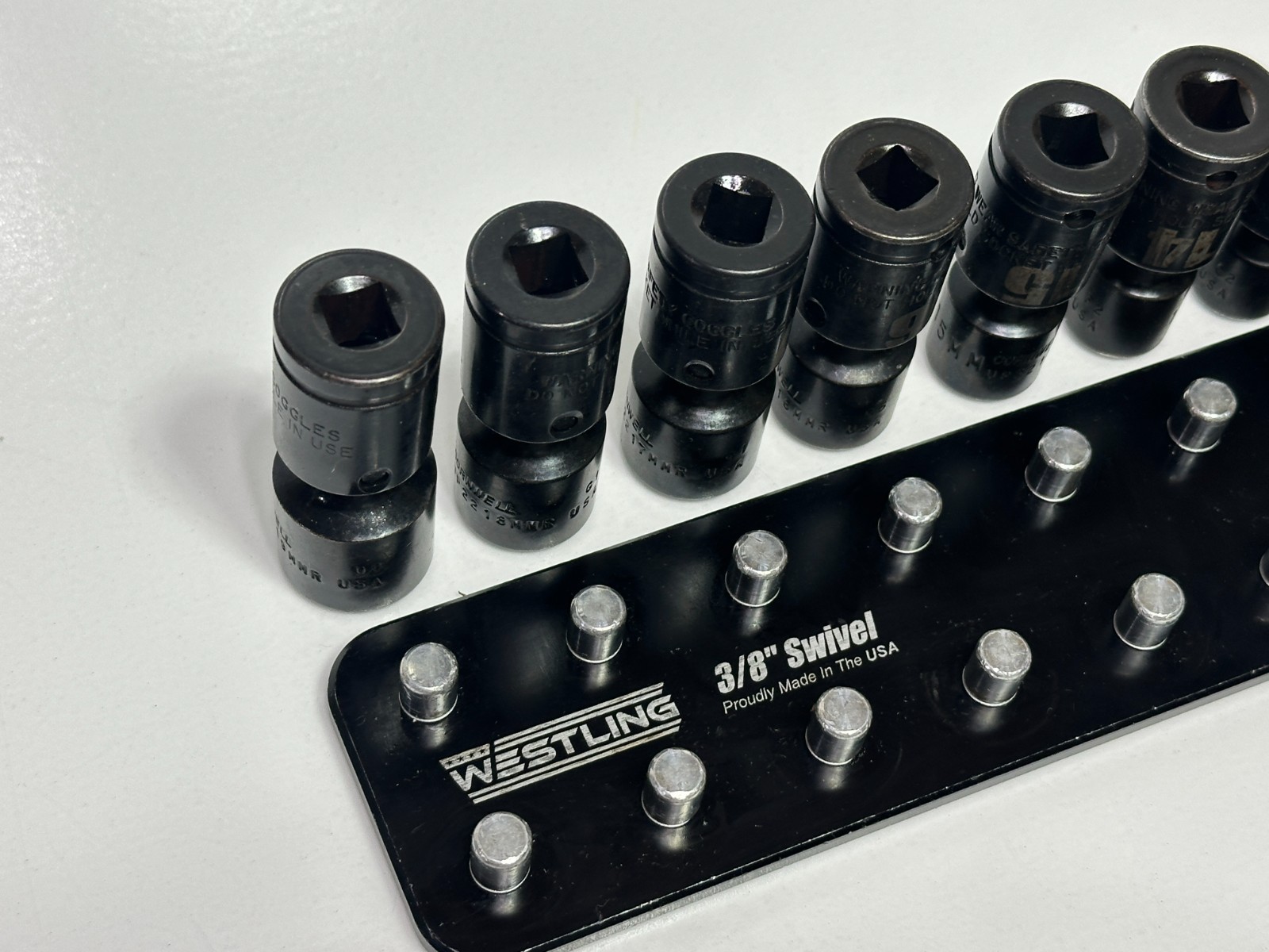 🇺🇸Cornwell Tools USA 10pc Metric Swivel Universal Impact Socket Set 3/8″ Drive