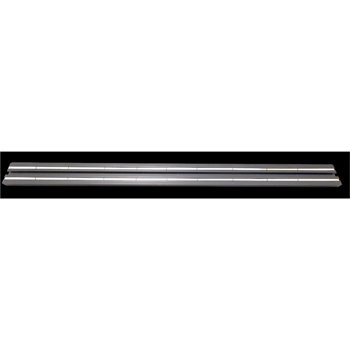 VIM Tools 24 Inch Black Magrail with Lift Ring, No Studs Supplied, Clear Tube Pa