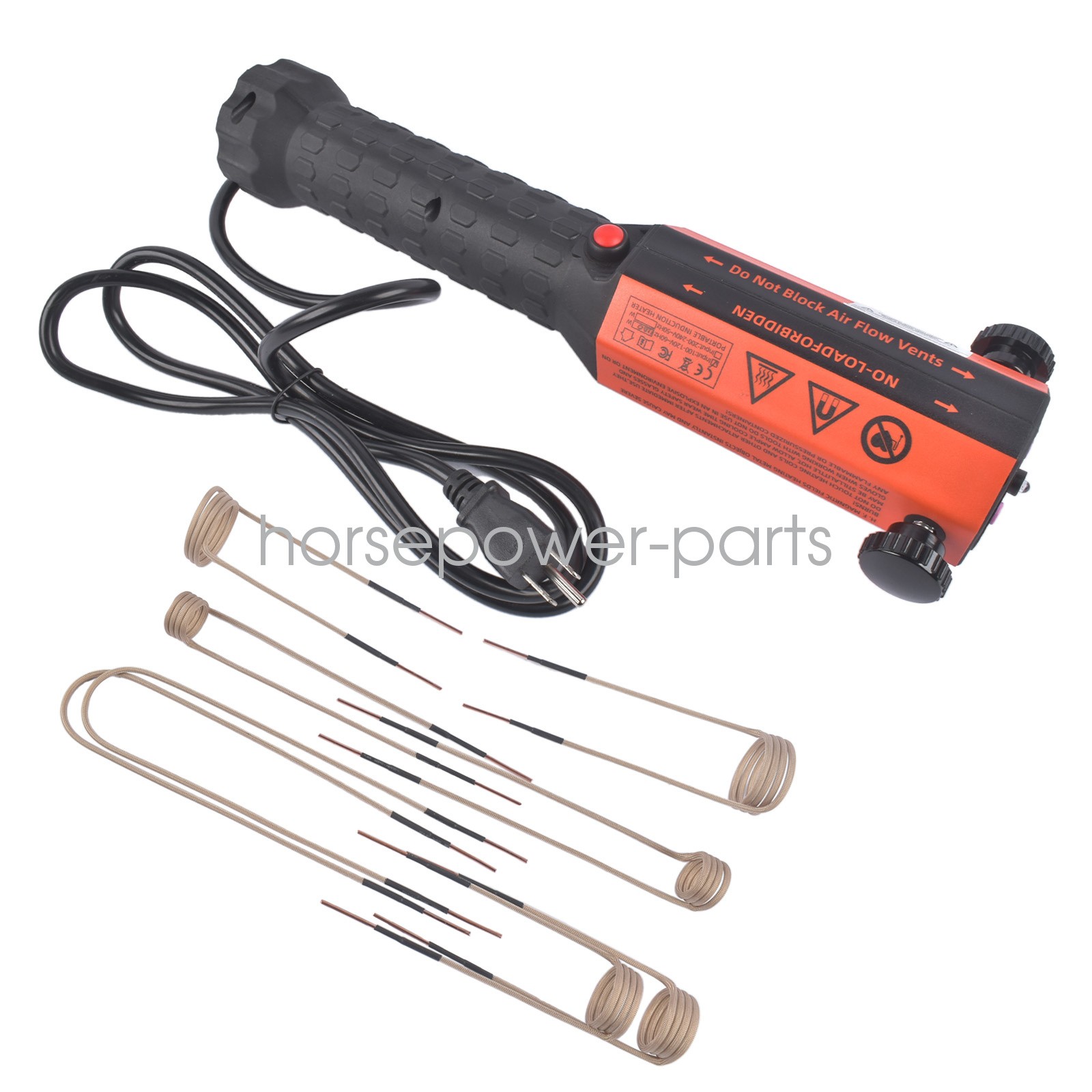 No Flame Heat Nut Buster Tool Magnetic Induction Heater with 8 Coils 1kW 1.2kW