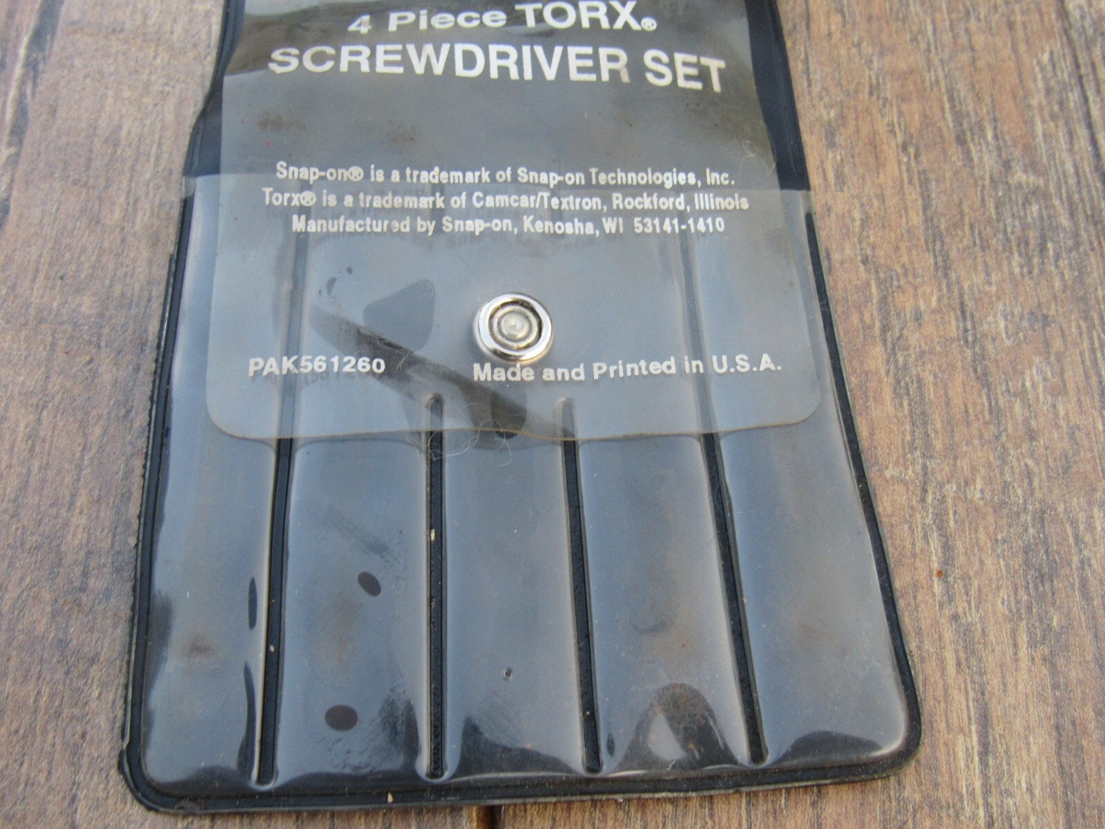 SNAP ON BLACK PAK562260 STORAGE HOLDER POUCH FOR SDTX40 RED MINI TORX SET SDTX