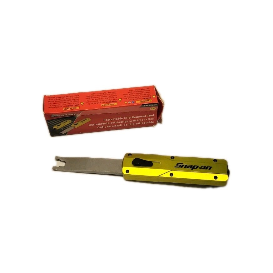 Snap-on Tools NEW Retractable Clip Removal Tool PBFT50HV HI-VIZ Damaged Box