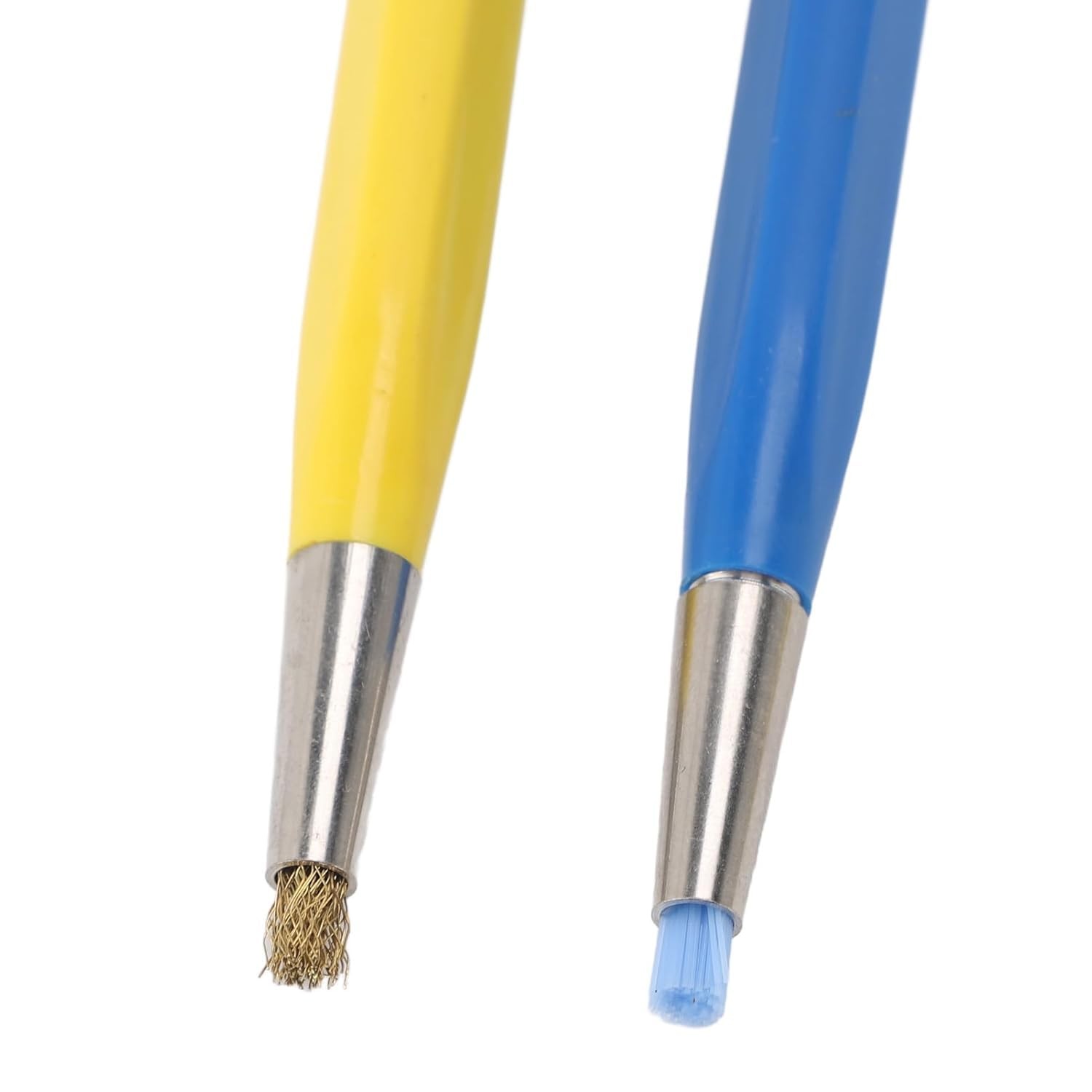 Fiberglass Scratch Brush Pen 4-Pieces with Steel, Brass,…