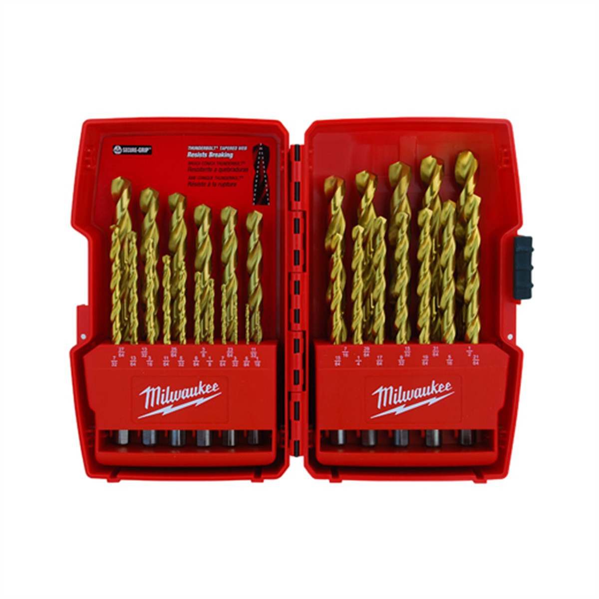 Milwaukee Tool THUNDERBOLT Titanium Drill Bit Set &hyphen; 29PC