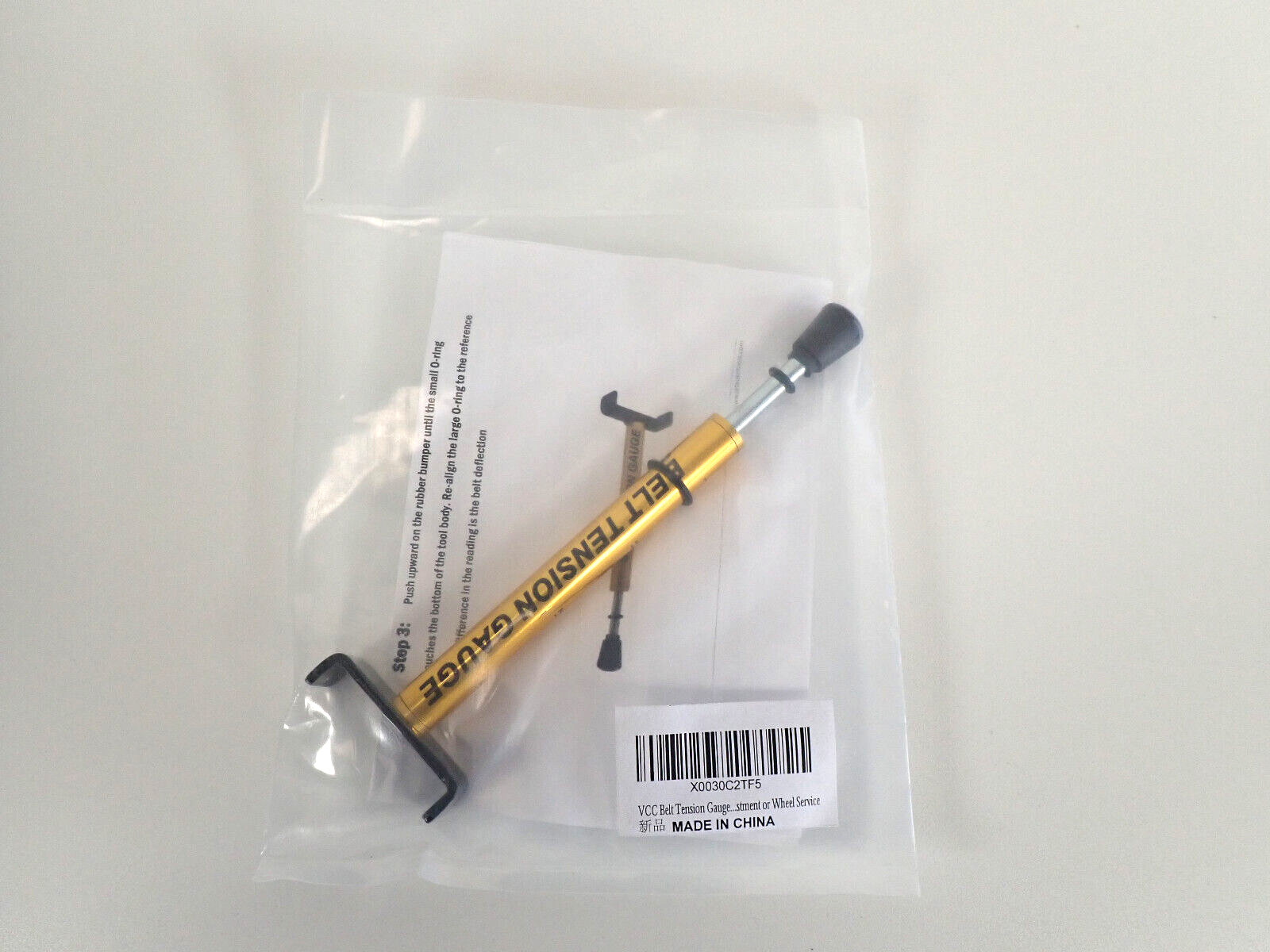 Jet Auto Tools Belt Tension Gauge , 10 Lbs Specification , Belt Tensioner Tool