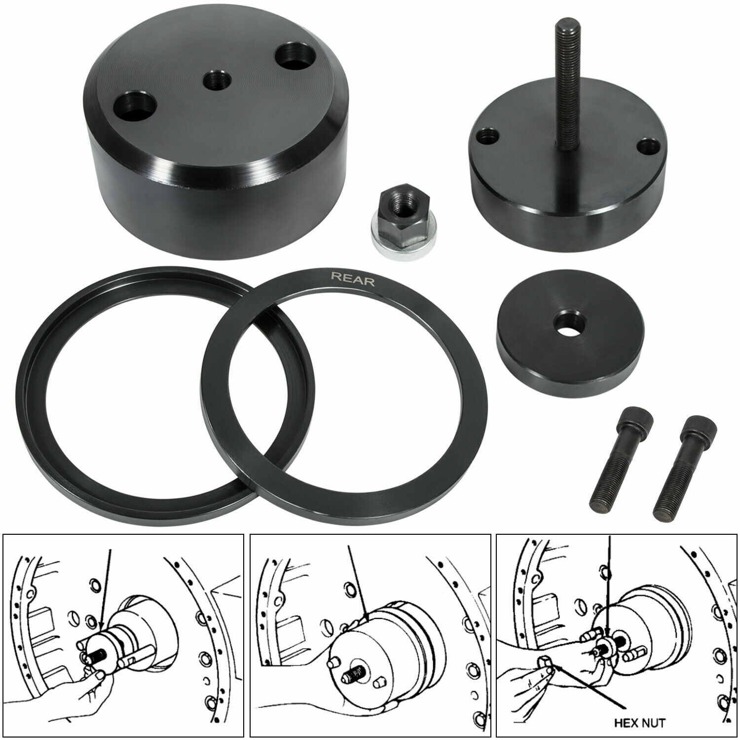 J-35686-B Front & Rear Seal Wear Sleeve Installer For Detroit Diesel Series 60