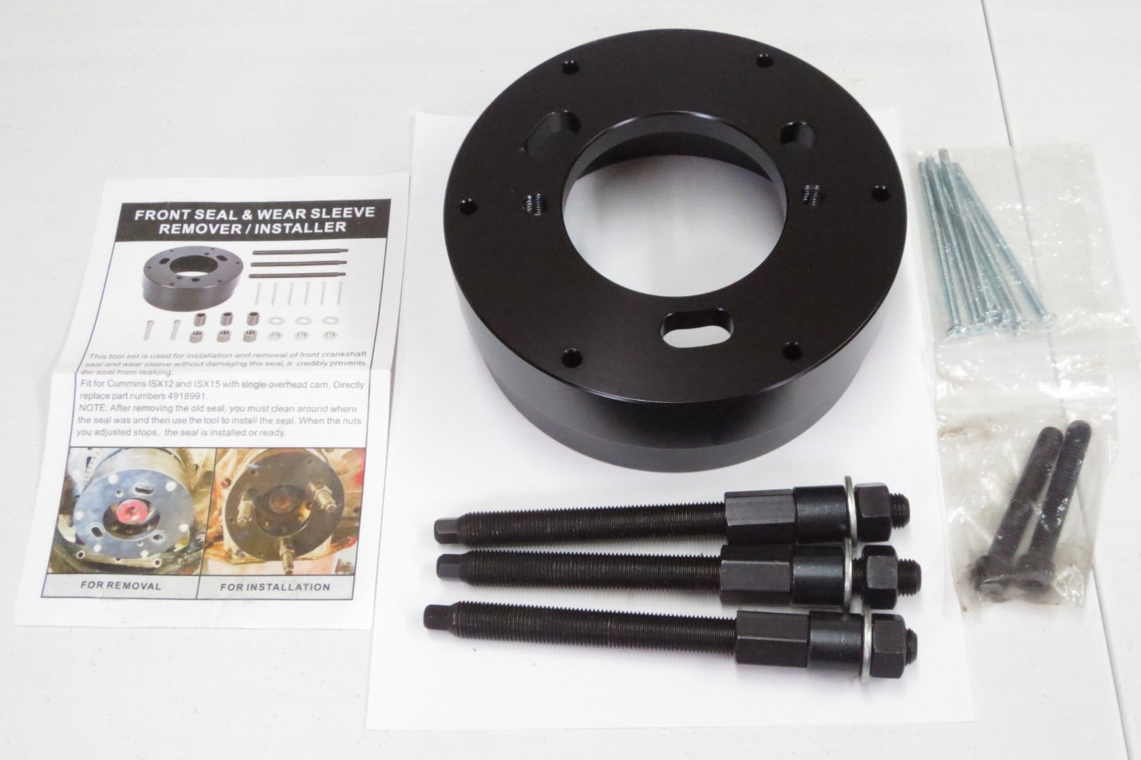 4918991 Front Crankshaft Seal & Wear Sleeve Remover & Installer For Cummins