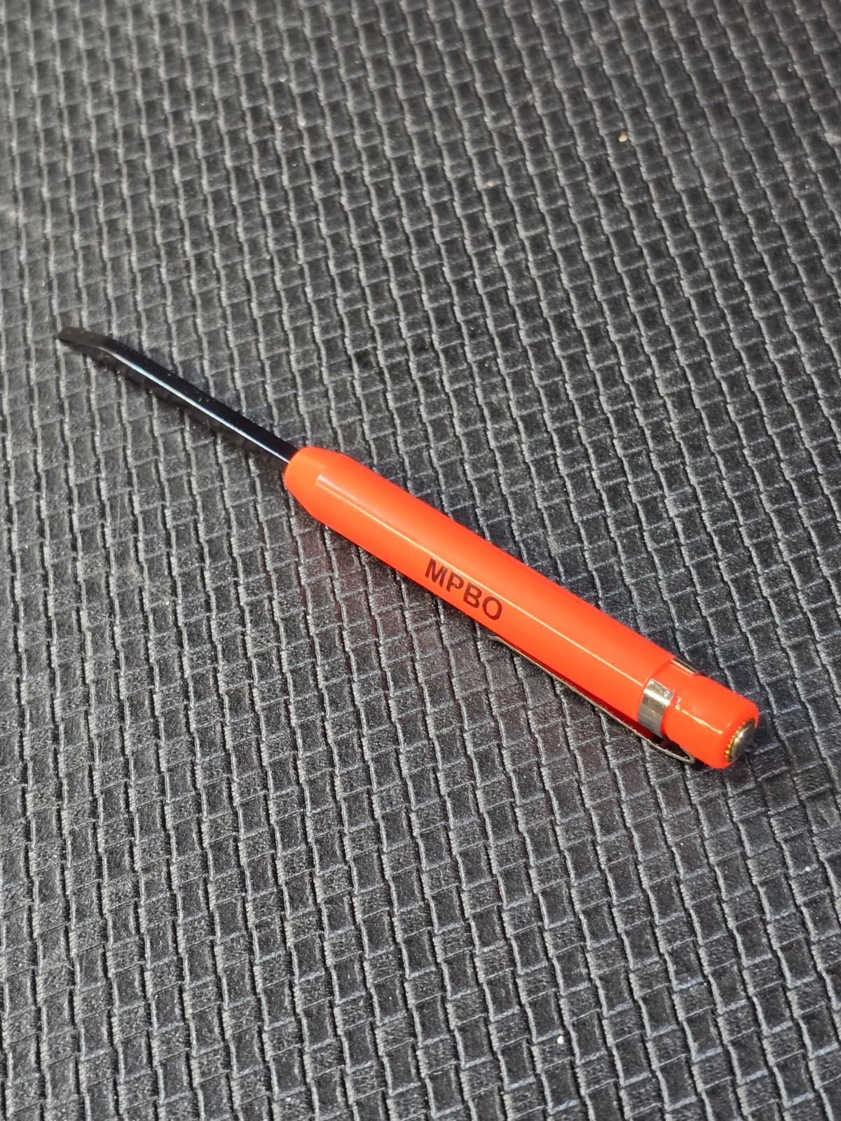 VIM Tools Orange Mini Pocket Pry Bar Set w/Pocket Clip & Magnet MPBO