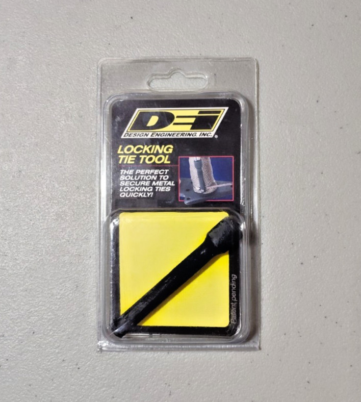 DEI Exhaust Wrap Tie Installation Tool 10220; Black Oxide Hardened Tool Steel