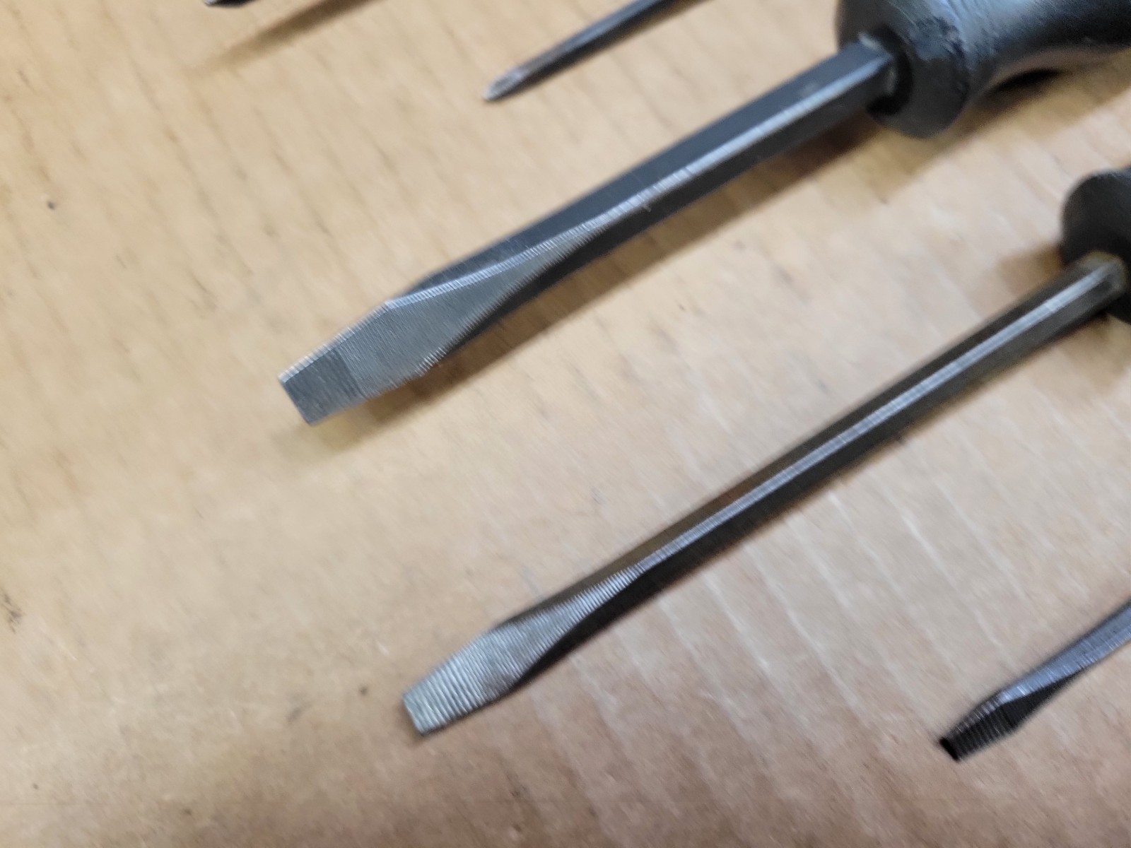 Craftsman Professional 7-Piece Black Handle Screwdriver Set / Lot