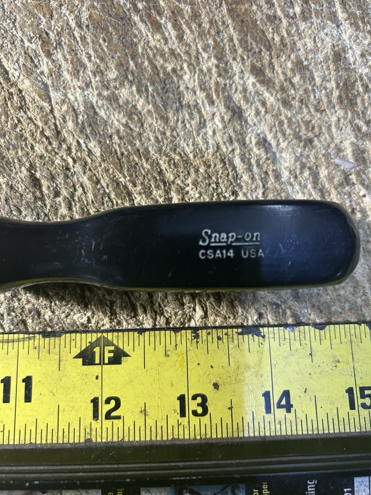 Snap On Tools Black 14″ Hard Handle Rigid Gasket Scraper CSA14