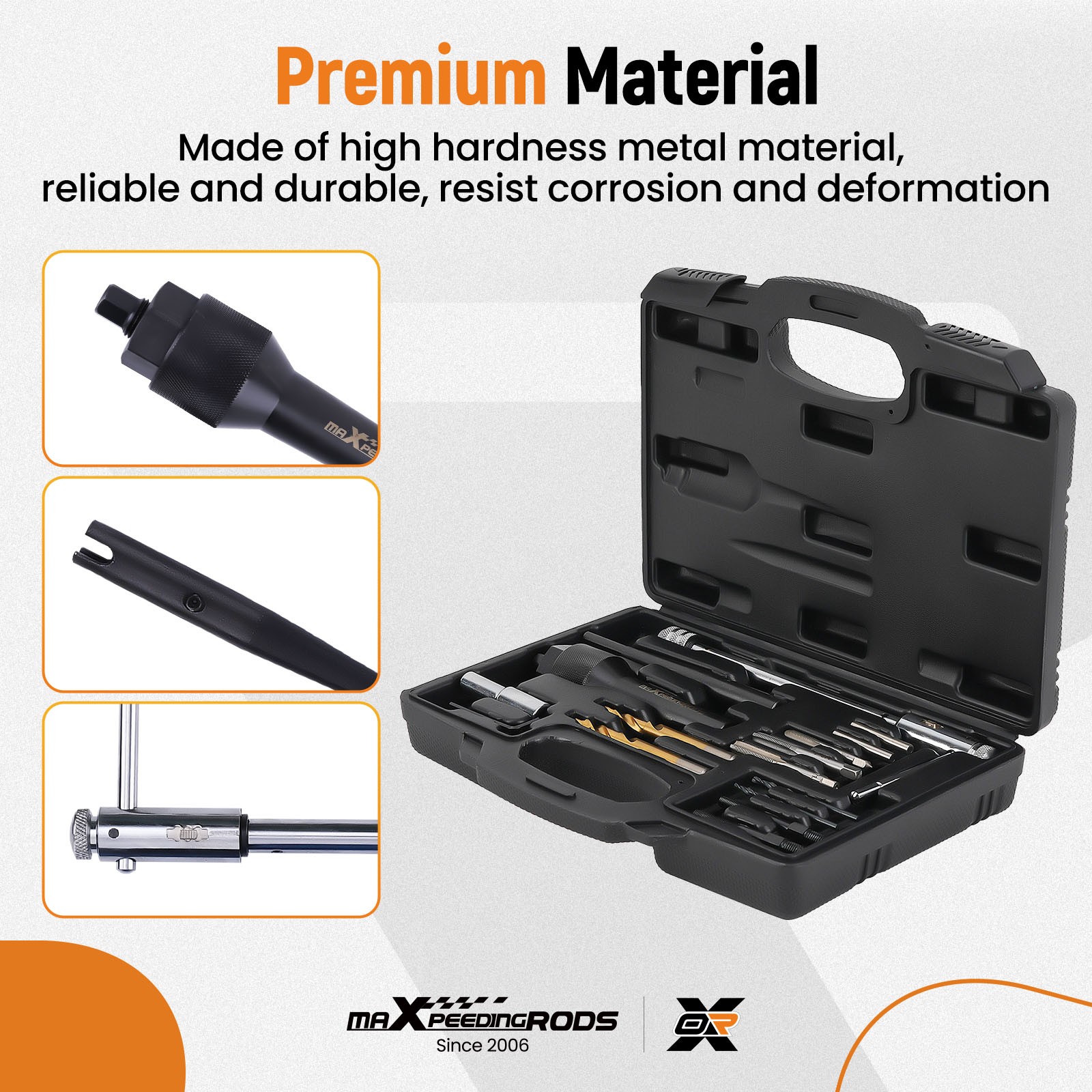 Damaged Glow Plug Removal Remover Tool Kit M8 M10 Drill Holding Adaptor Set