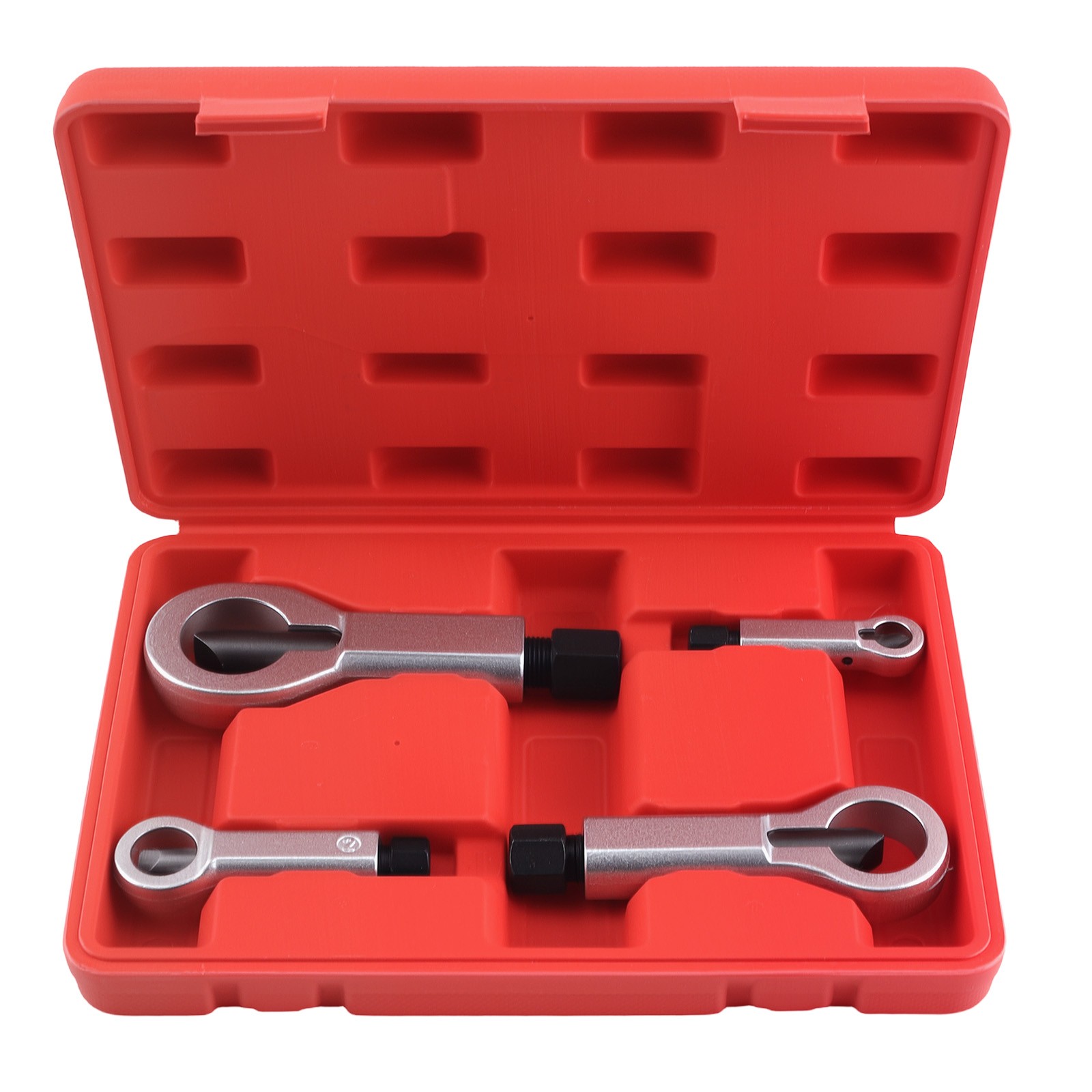 4PCS Nut Splitter Heavy Duty Nut Splitter Tool Kit Manual Nut Extractor 9-27mm