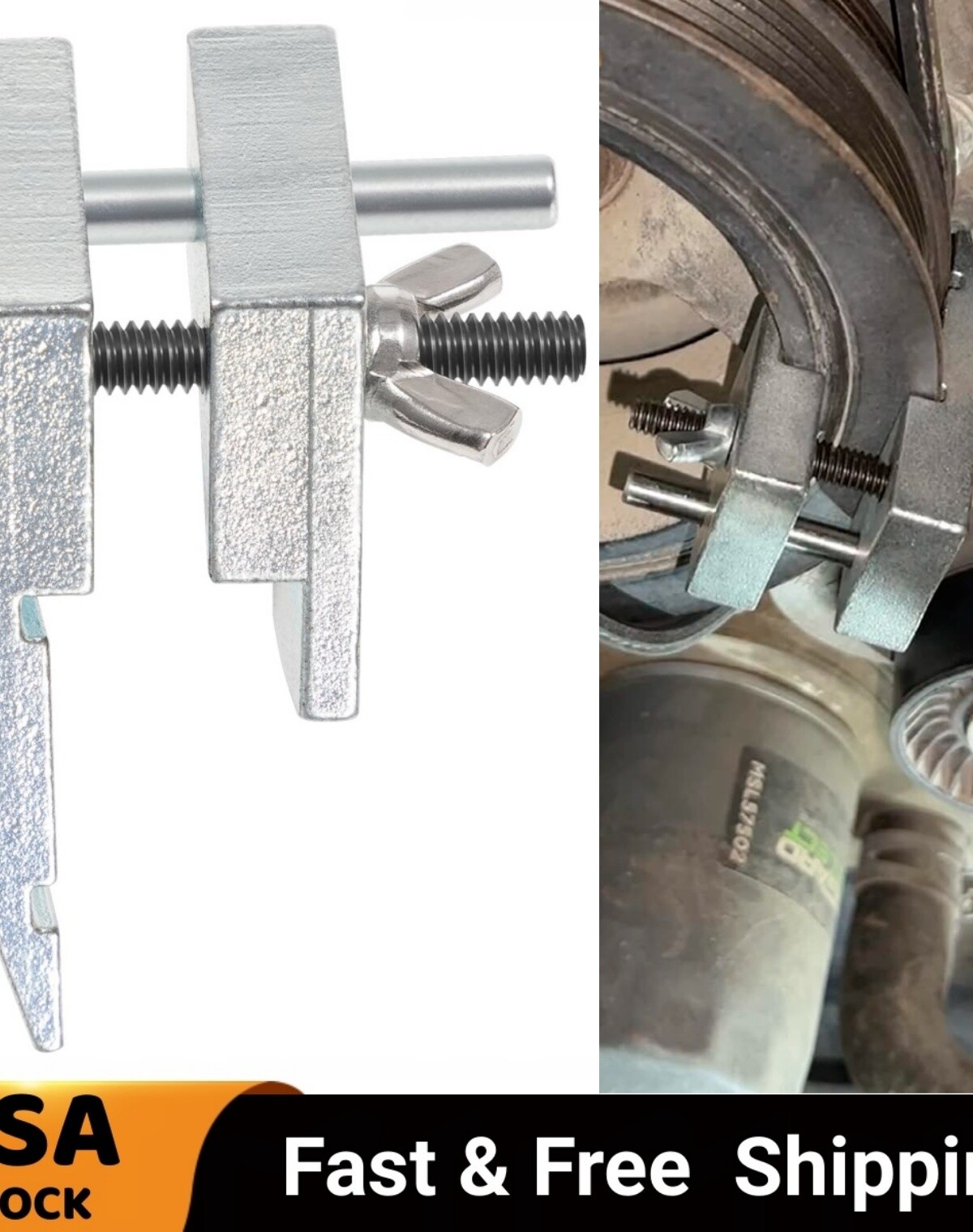 59350 Stretch Belt Installer Tool for Extra Deep Double Pulleys,Ford 3.5L 3.7L
