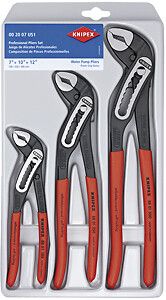Knipex Tools 002007Us1 3 Piece Alligator Pliers Set 7″10″12″