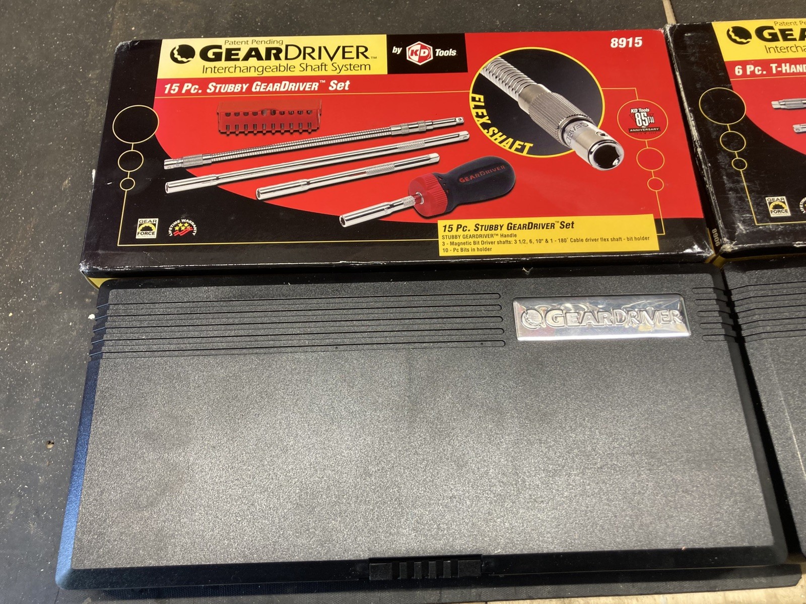 GearDriver Empty trays 6pc T-Handle Set #8906 15pc Stubby Set #8915 Gearwrench
