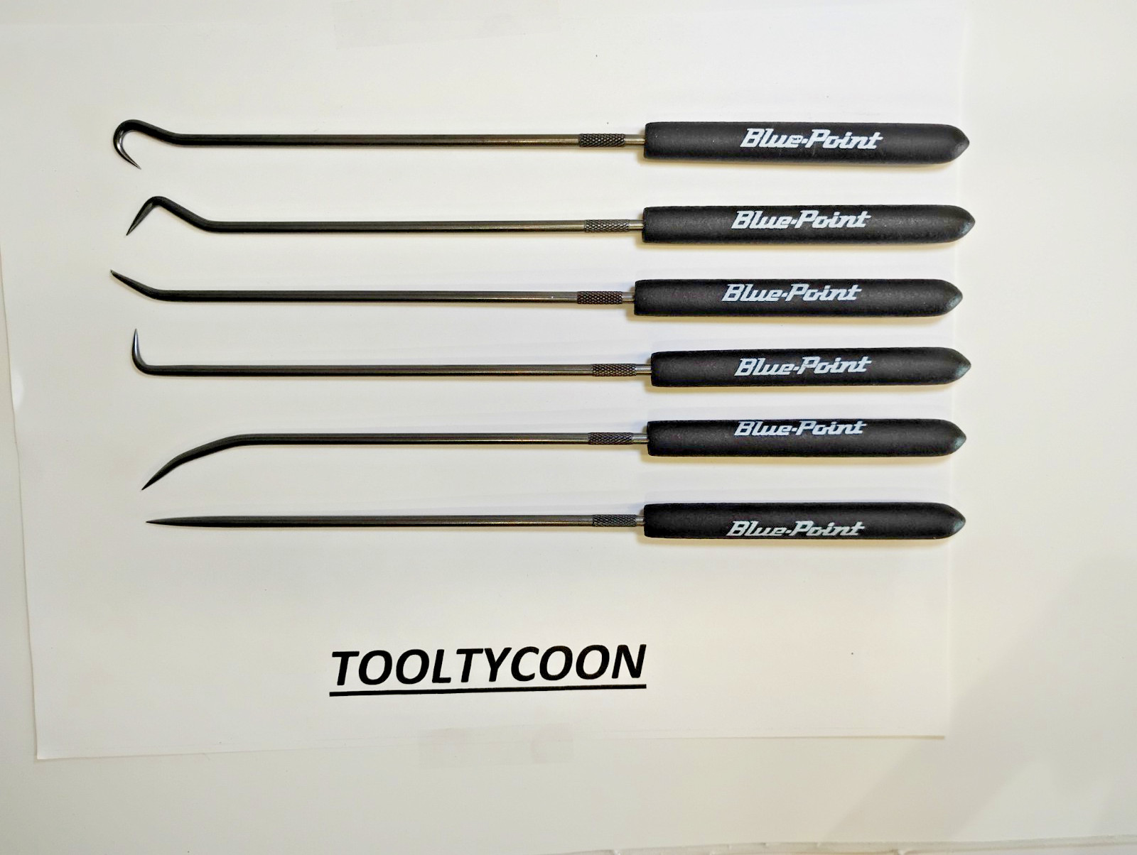 Blue Point Tools USA NEW Extra Long Pick Set 6pc Includes Storage Pouch PSLR6