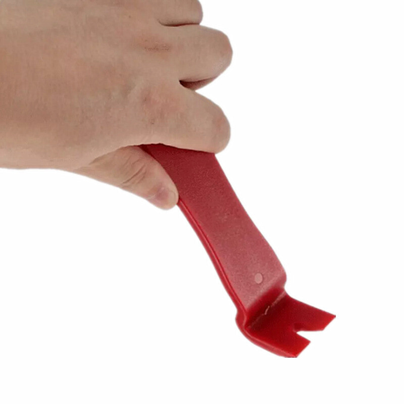 8PCS/SET Car Red Scratch Removal Tool Dash Panel Window Molding Fastener Remover