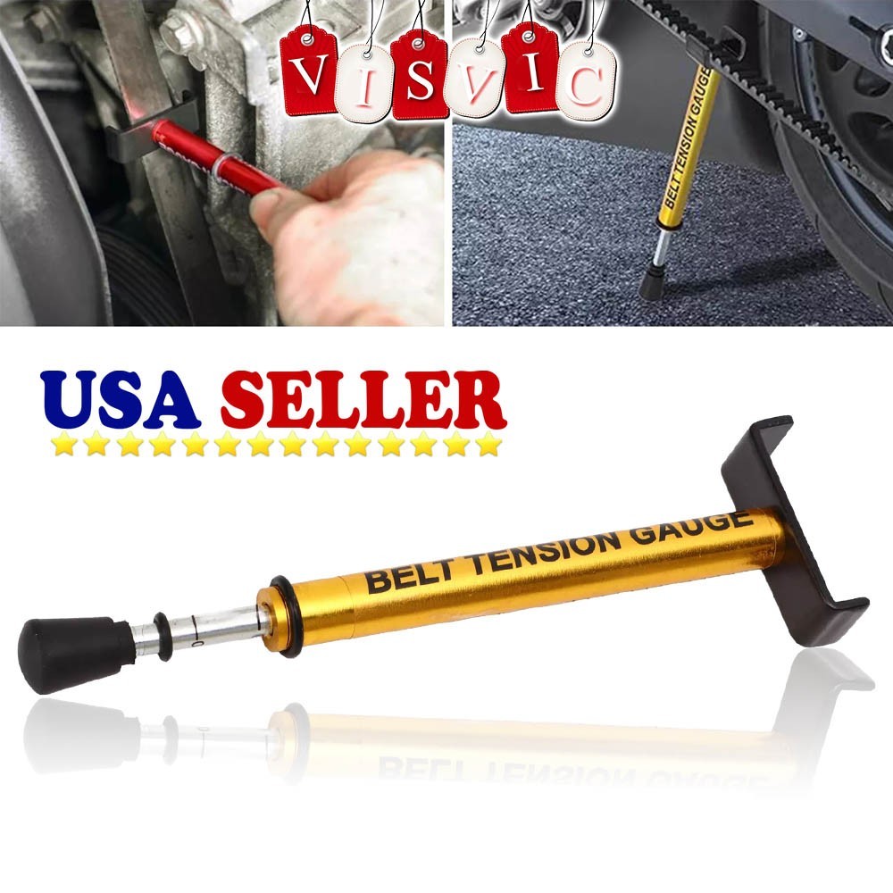 Motorcycle Secondary Drove Belt Adjustable Belt Tension Gauge Tool USA NEW