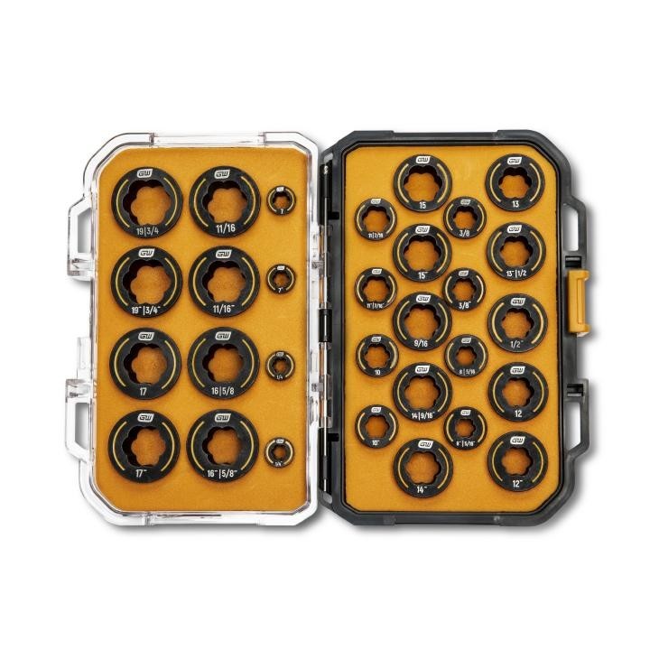 Gearwrench KDT86193 30 Piece Bolt Biter™ SAE/Metric Wrench Insert Set