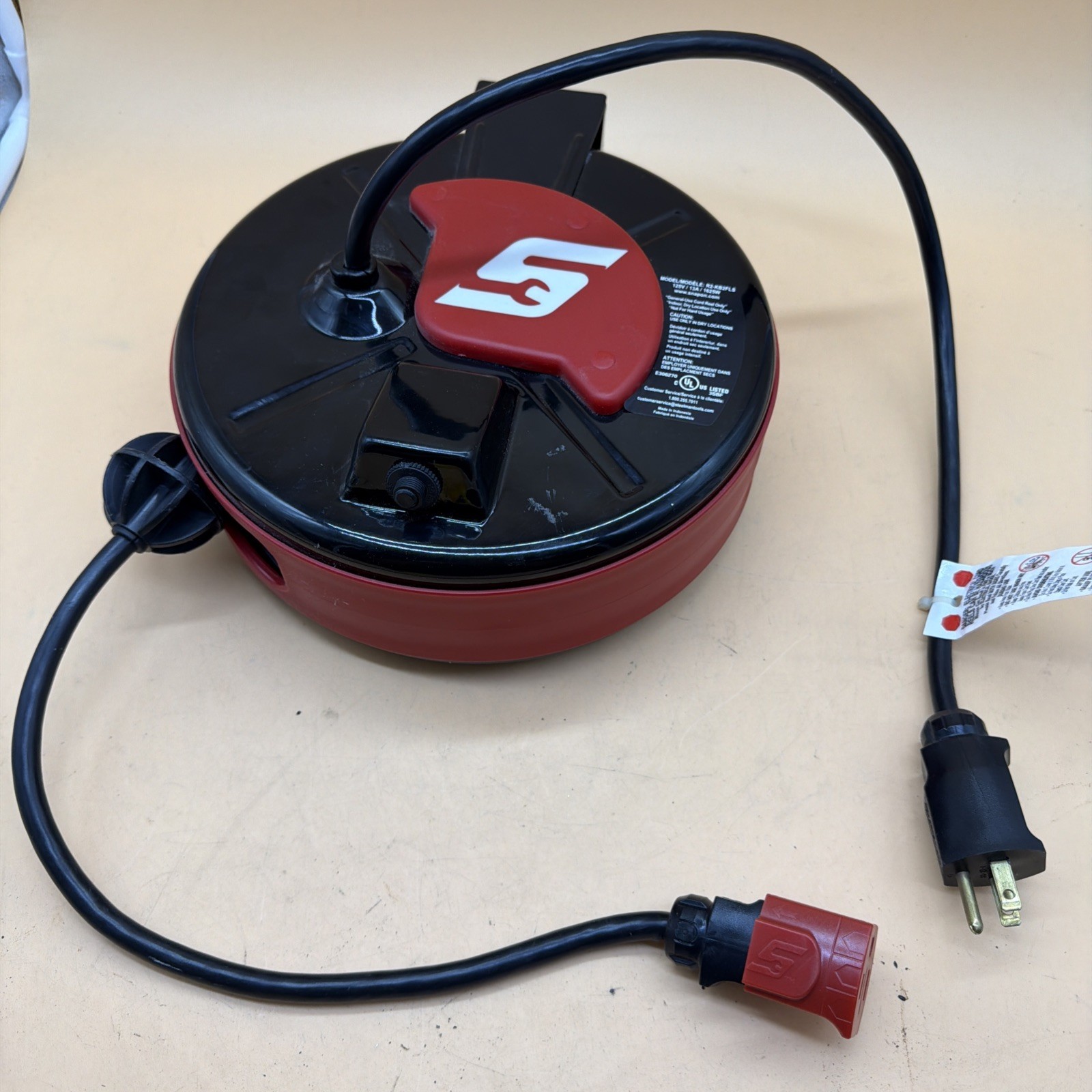 Snap-On R2-KB2FLS Retractable Shop 30’ Cord Reel – No Light