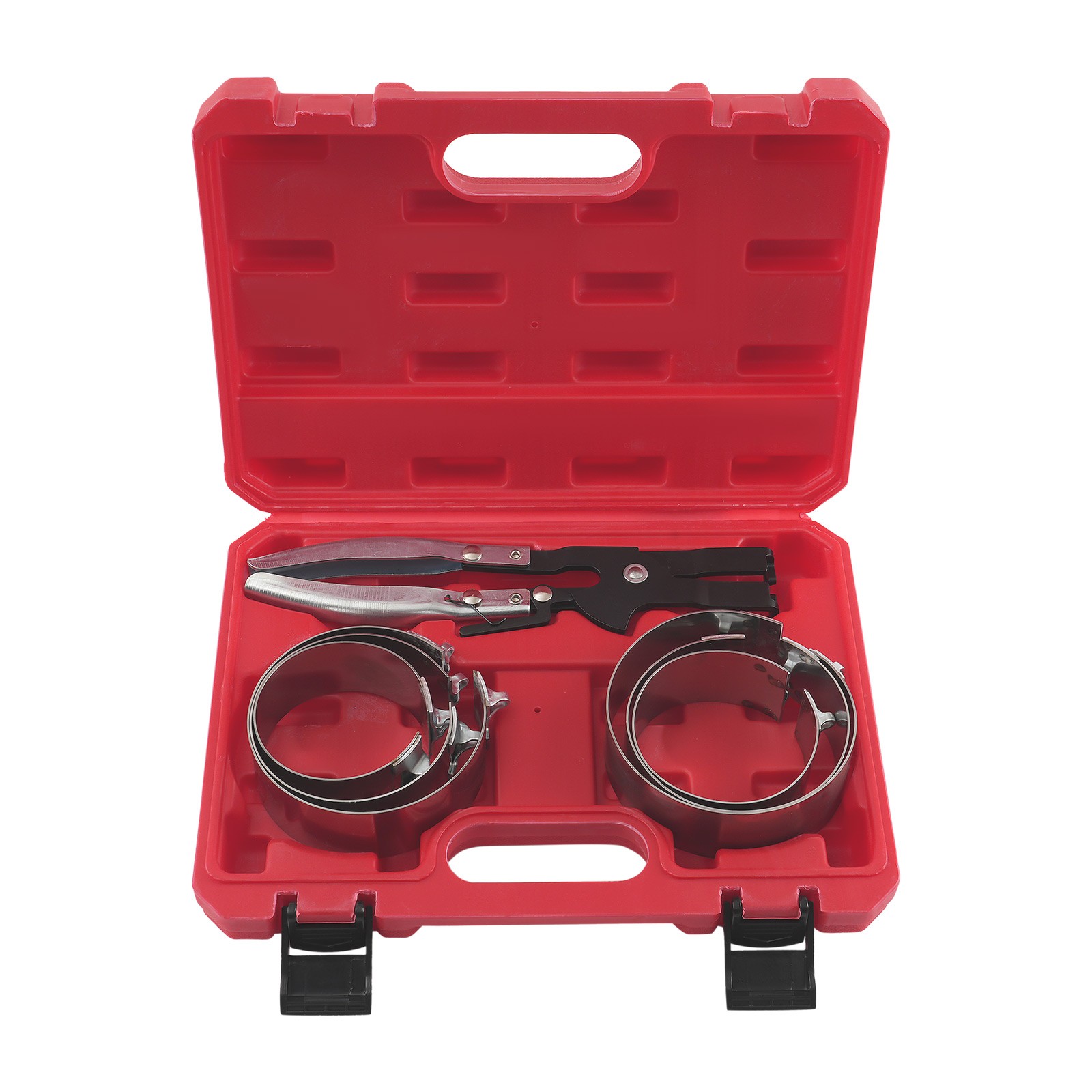 Auto Piston Ring Compressor 73-111mm for Car Engine Rebuild 7PC Tool Kit