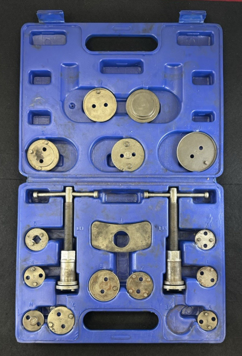 Astro 78618 Brake Caliper Wind Back Tool Set – 17 Pieces (1 Piece Missing)