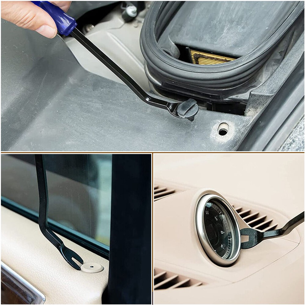 6PCS Automotive Trim Removal Handle Tool Retainer Door Panel Fastener Pliers US