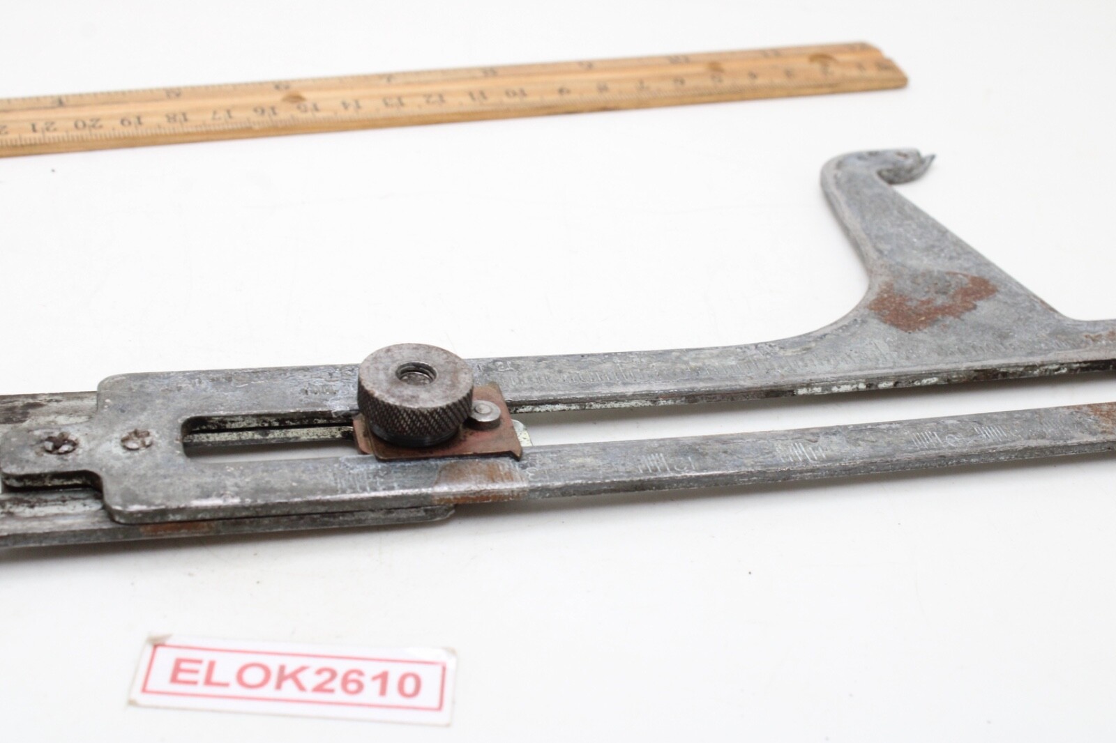 K-D Tools 278 Brake Drum Adjustable Gauge Caliper Locking Ruler ID OD Lathe USA