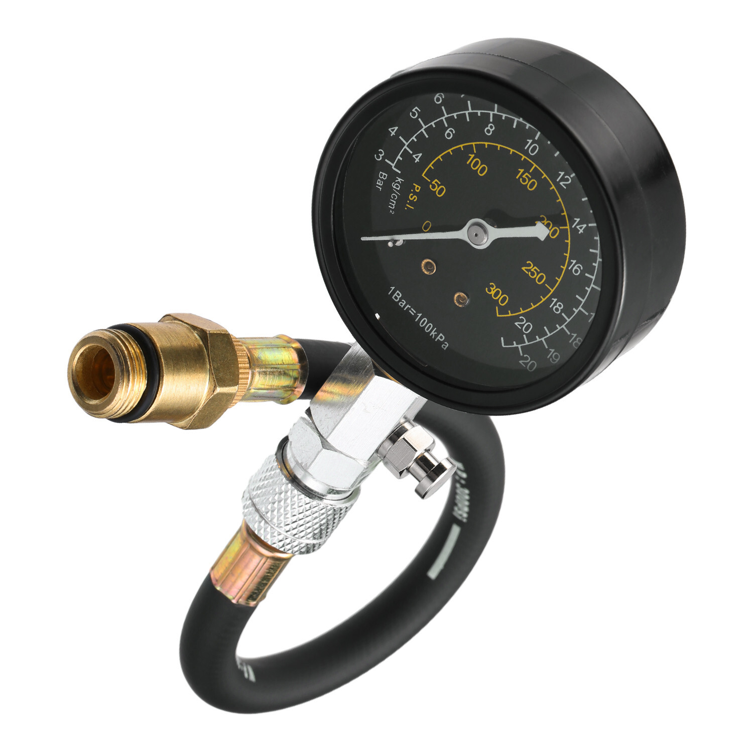 Engine Cylinder Compression Gauge Tester Kit Gas Engine Diagnostic Testing Tool