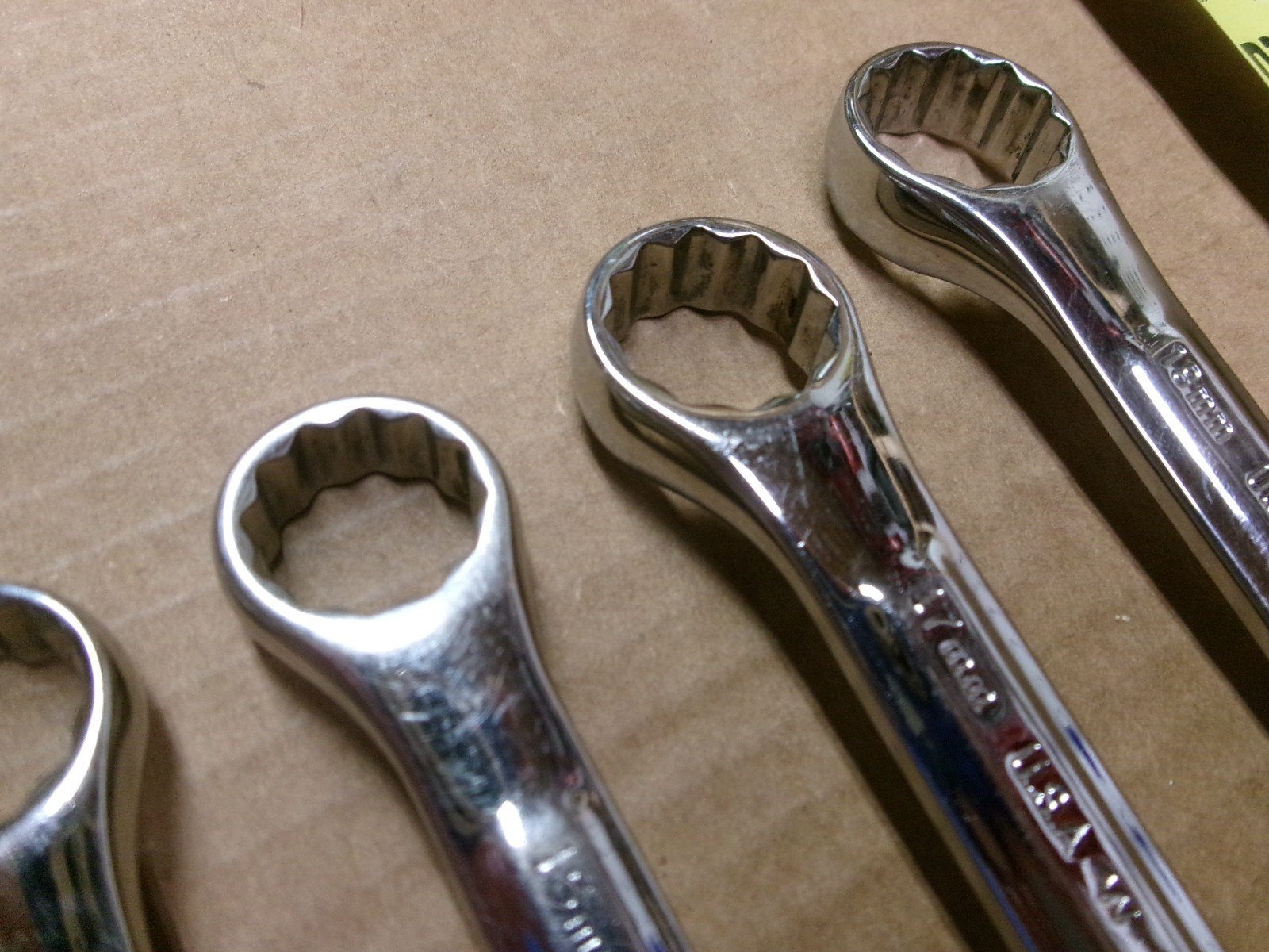 Craftsman Professional 7-Piece Stubby Combination Wrench Set 10-18 MM No 44111