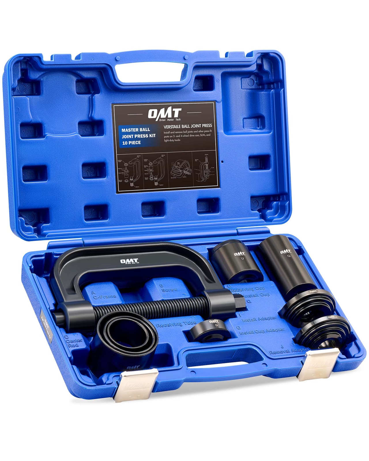 Heavy Duty 4 in 1 Ball Joint Press&U Joint Removal Tool Kit for Cars &Truck OMT