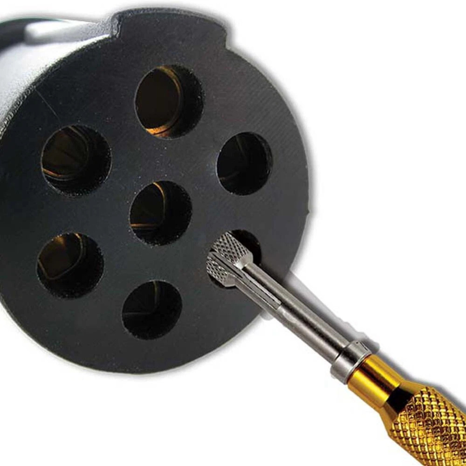 7-Way Round Pin Tractor Trailer adapter Plug Cleaner || IPA 8024 terminal