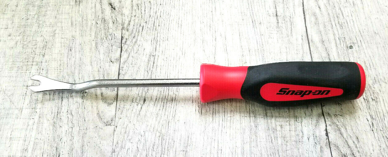 New Snap-On Trim Pad Clips Removal Tool RED & BLACK Soft Grip Handle ASG185B USA