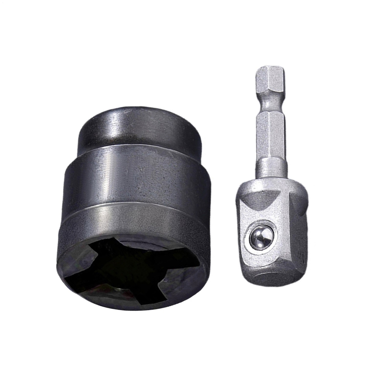 Power Drill Adapter for Scissor Jack, High Carbon Steel Socket Converter Tool