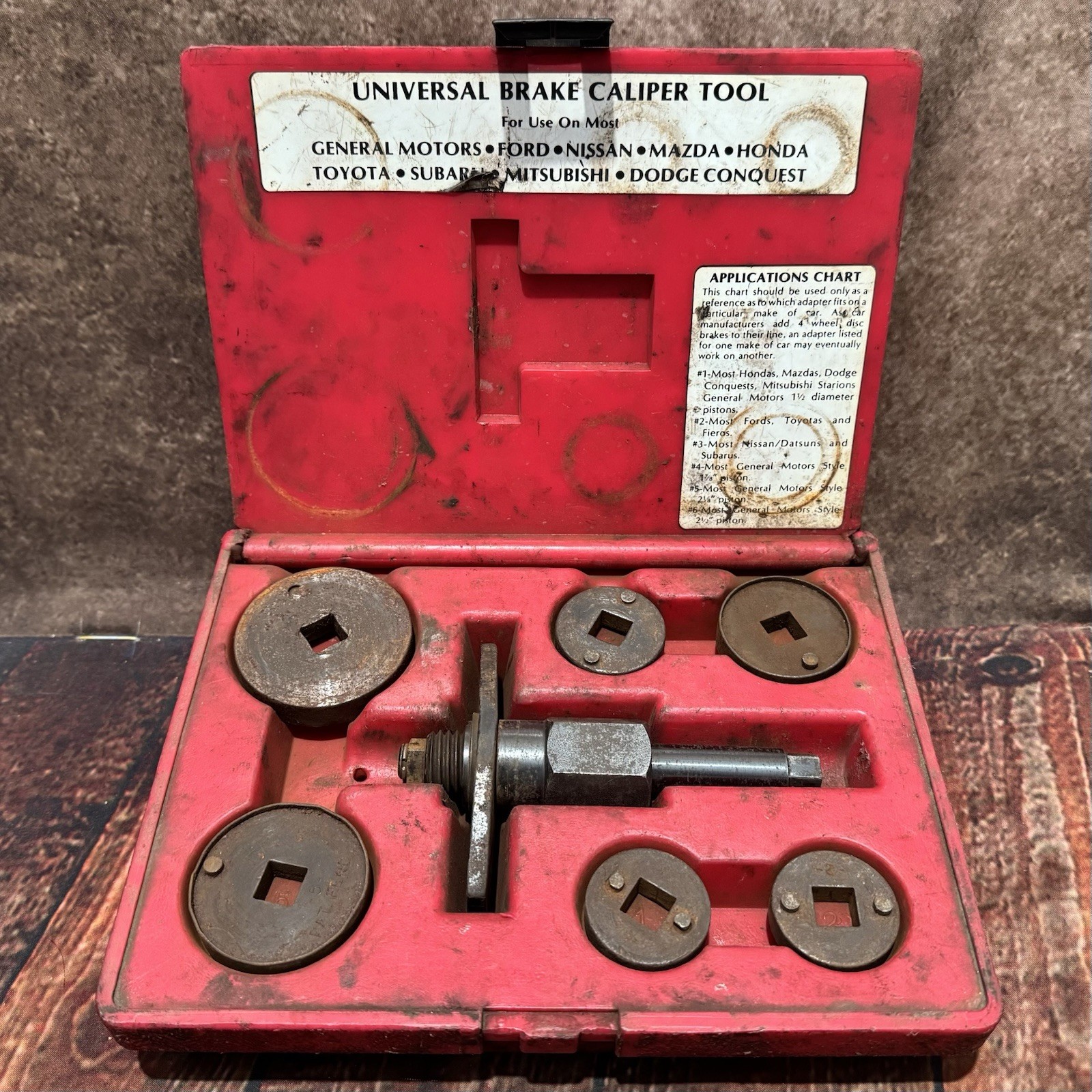 Blue-point Tools USA 7-Piece Universal Brake Caliper Tool Set No YA8610