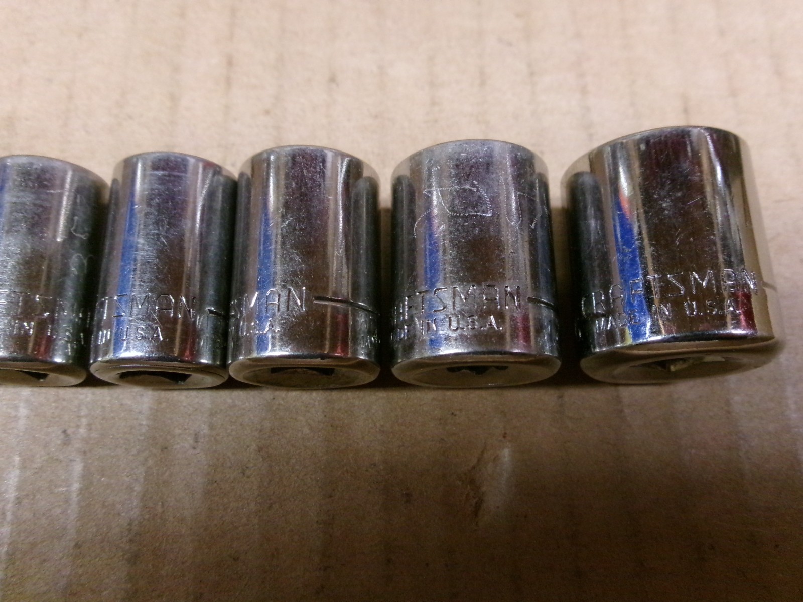 Craftsman USA 1/4″ Drive 1-Piece 12-Point Socket Set 3/16″ – 9/16″