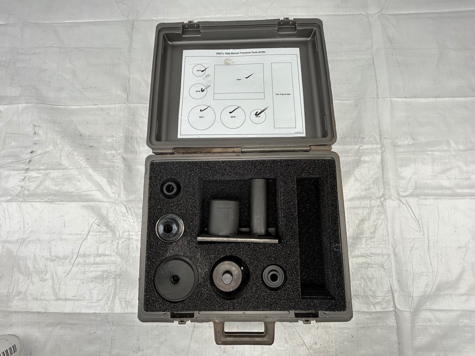Miller Tools 2002-1/2 T850 Manual Transaxle Tools KIT NO. 8708 2 of 2