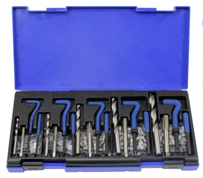 150 PCS Thread repair tool SET(M5*0.8/M6*1.0/M8*1.25/M10*1.5/M12*1.75)
