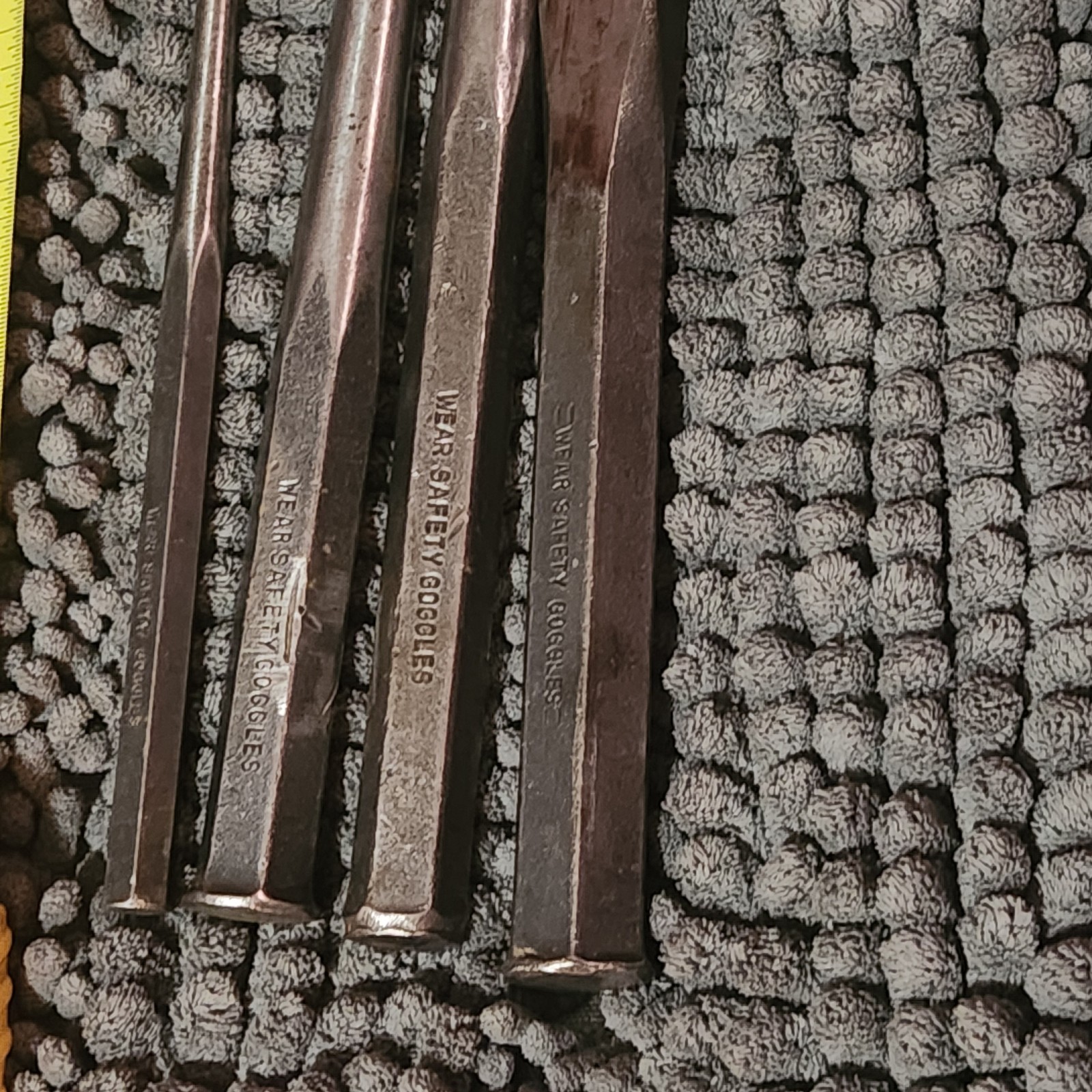 Mac Tools DP10, DP8 & DP5 Punches & C28 Chisel (4 total pieces in lot)