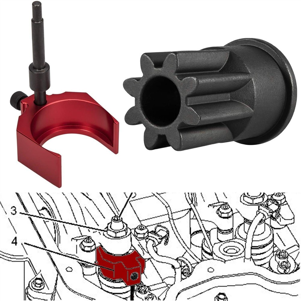 Injector Height Tool & Socket Engine Barring Fit For CAT C-15/C-16/3406E 9U-7227