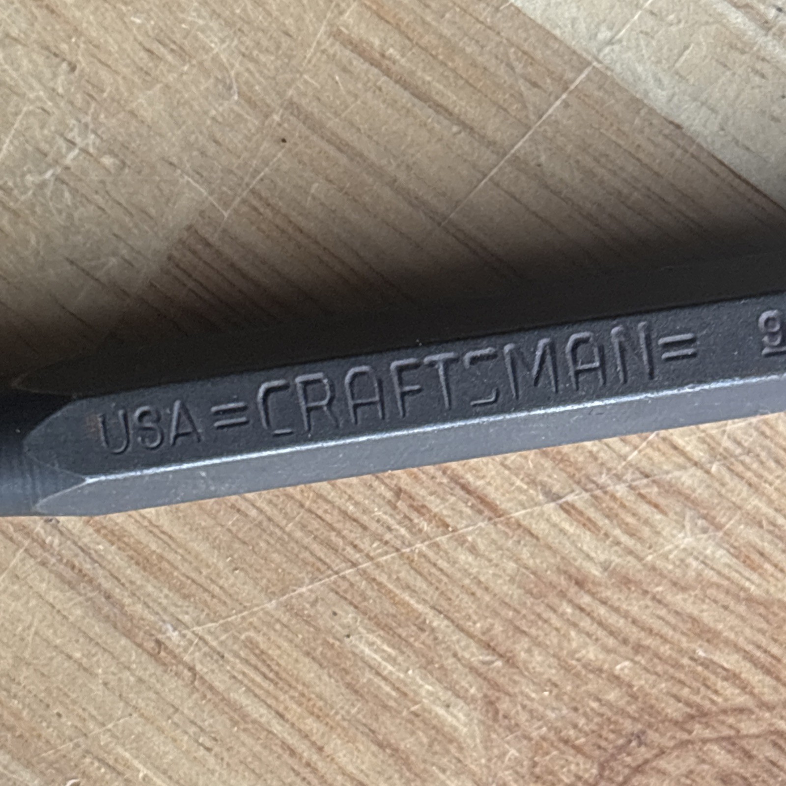 Craftsman 3/8″ Center Punch 4-1/2″ Long Black Oxide WF 9 42841 Made in USA
