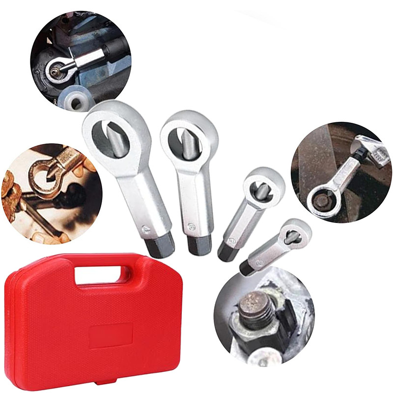 Nut Splitter Breaker 9-27mm Nut Remover Extractor Adjustable Cracker Hand Tool