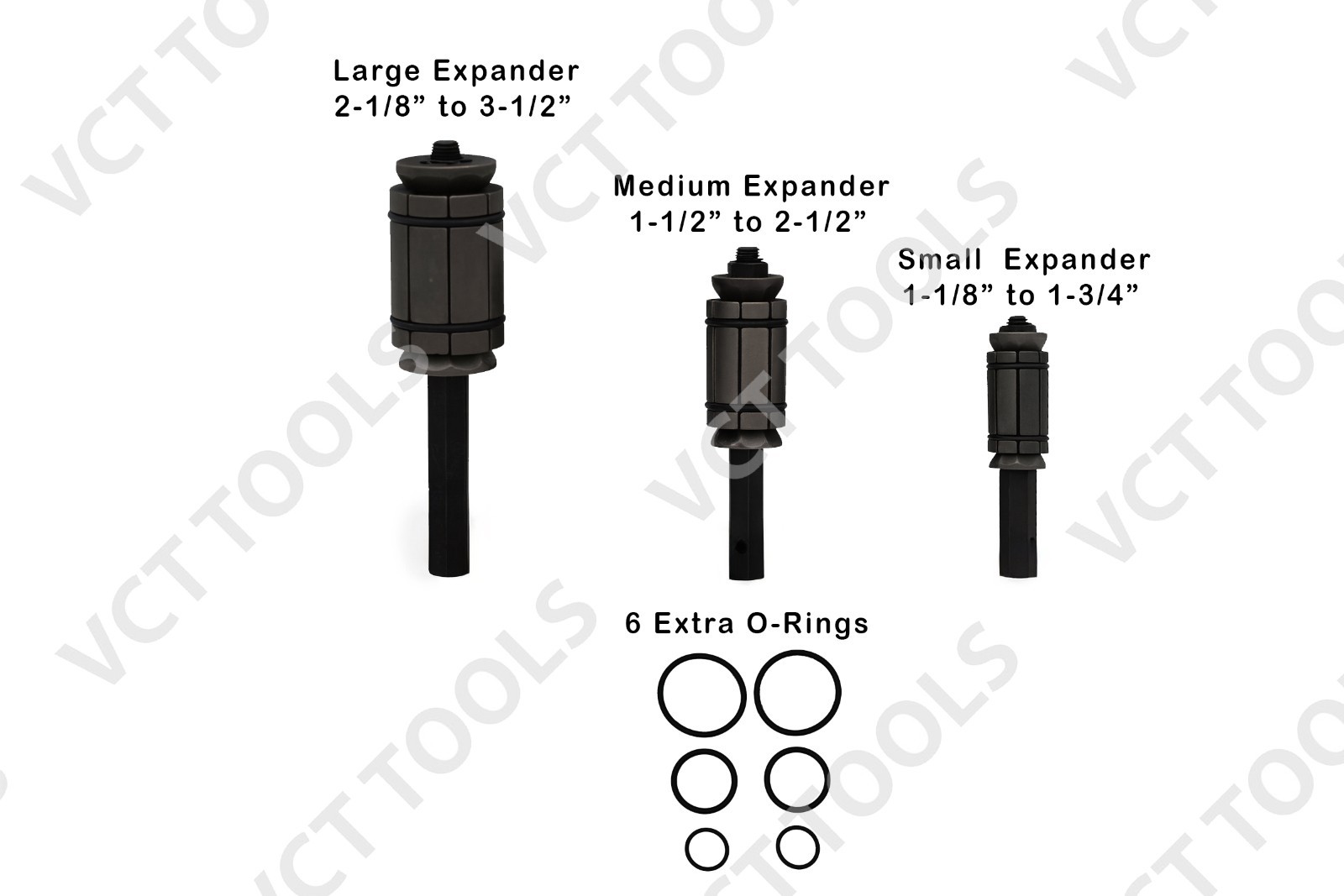 3pc Tail Pipe Expander Set – Exhaust Repair Tool Kit for Leak Fix & Installation