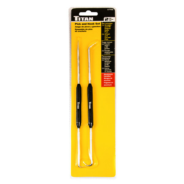Titan 17702 2pc 8.5″ Long Pick and Hook Set