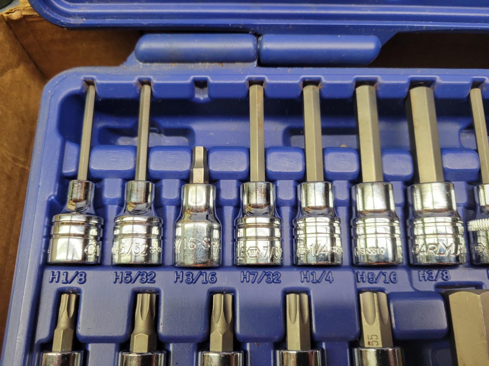 Napa / Carlyle / S-k 41-Piece Hex / Torx Bit Set with Case (read description)