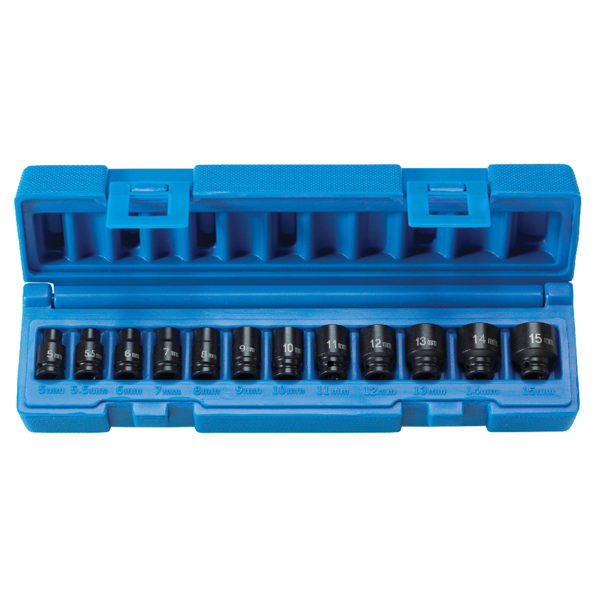Grey Pneumatic 9712MG 1/4″ Drive 12-Piece Metric Magnetic Impact Socket Set
